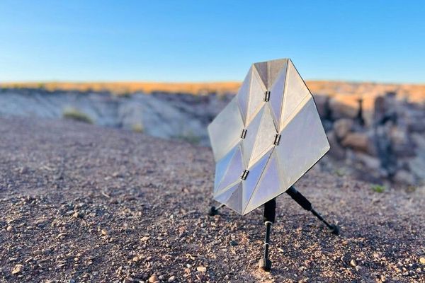 Foldable origami solar panel to power your trips