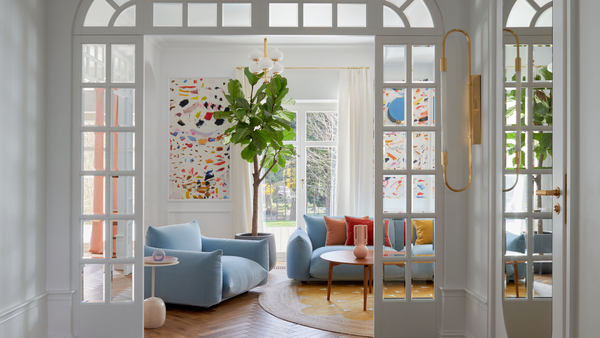 Simple and colorful—the transformation of a house in Warsaw