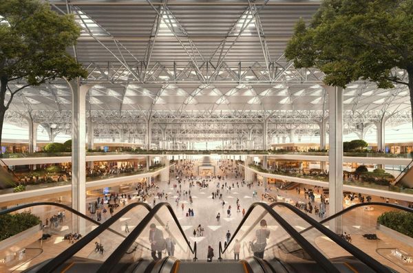 Foster + Partners and Buro Happold to build giant Polish airport with railway station