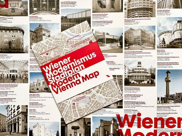 Map of modern architecture in Vienna published