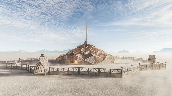 Design ezer fokon | Az idei Burning Man legbámulatosabb épülete