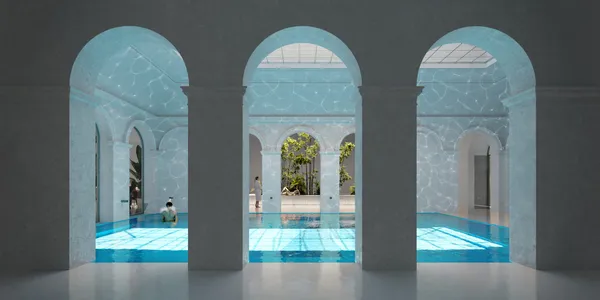 Bath and library in one