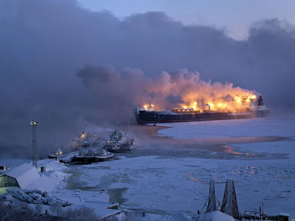 Sinking into snow on the mysterious lands of the Russian Arctic