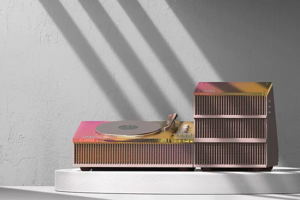 70’s architecture in a turntable