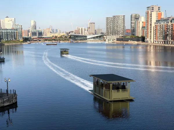 Solar powered bamboo water taxi