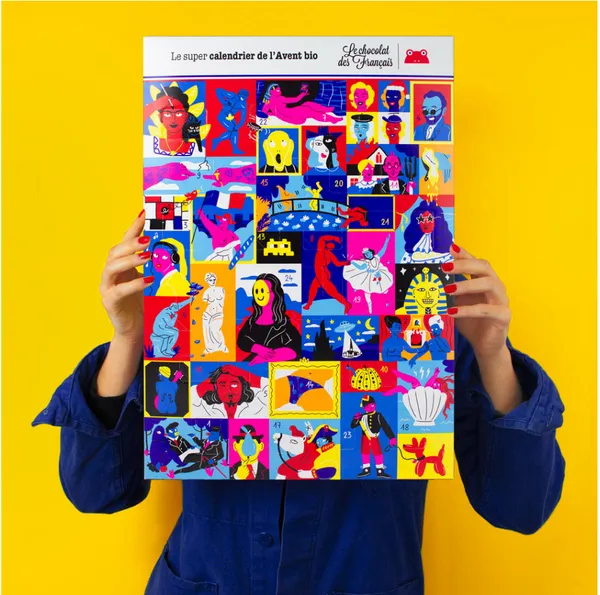 Advent calendar full of art