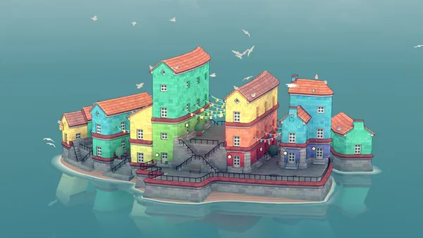 Build your own town | Townscaper