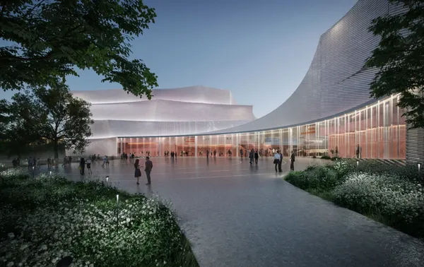 Not only can we hear the music, but we can also see it in the Belgrade Concert Hall