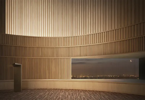 Modern kápolna a város felett | Robert Gutowski Architects