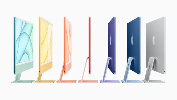 The iMac is dressed in fresh new colors | Apple