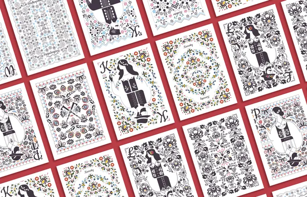 Folk patterns in modern interiors