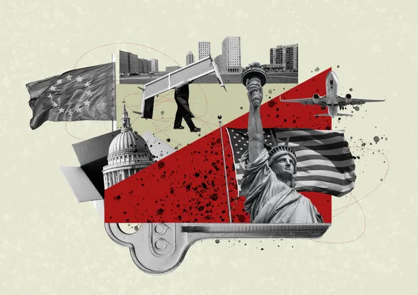 Why are there increasingly more Americans in Europe?