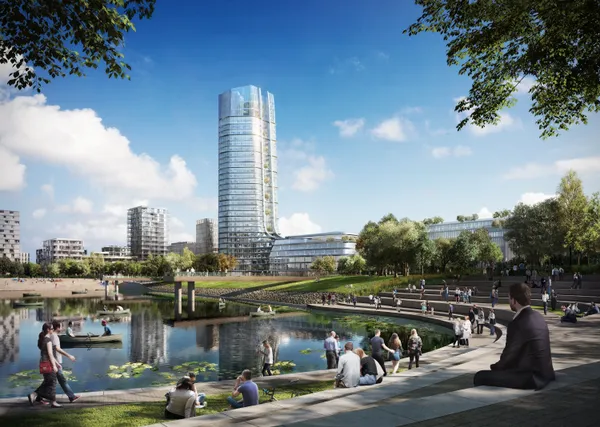 Átadták Budapest első felhőkarcolóját, a MOL Campust