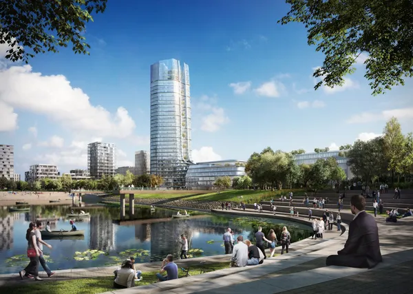 Budapest’s first skyscraper, MOL Campus inaugurated