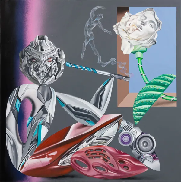 The road to opium-fueled dreams laid on canvas and chrome-glittering utopias | Interview with painter Botond Keresztesi