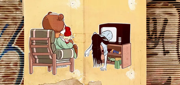 Cartoon characters loose on the streets | 0036MARK and street art