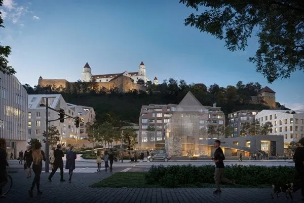 Új vizualizáción látható a pozsonyi Vydrica komplexum